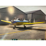 Flyboy Toys Airplane Design (Yellow/Blue/White) - AIR5I3415C-YBW1