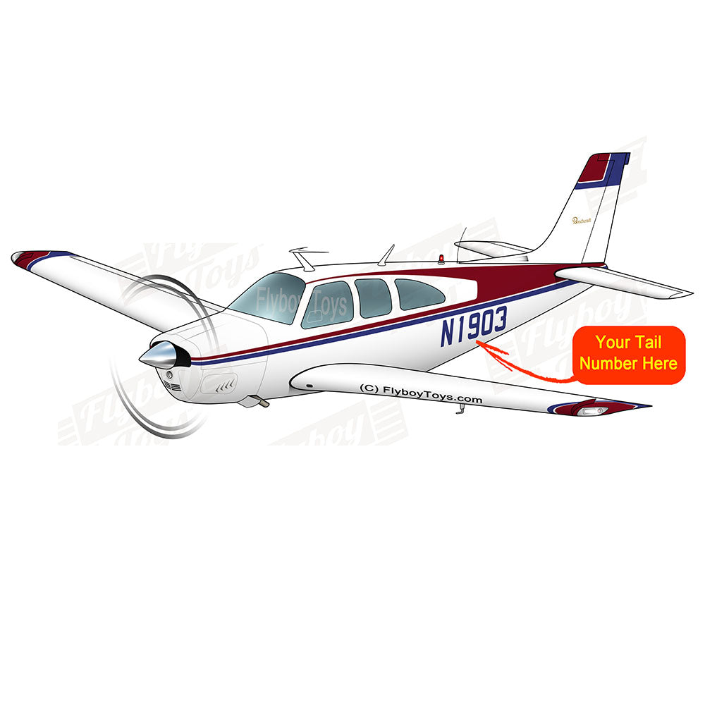 Airplane Design (Burgundy/Blue) - AIR2552FEE33A-BB2