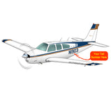 Airplane Design (Navy/Brown) - AIR2552FEF33A-NB1