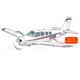 Airplane Design (Blue/Red) - AIR2552FEG36-BR1