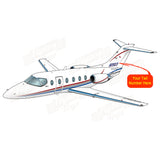 Airplane Design (Red/Grey/Blue) - AIR25581N400A-RGB1