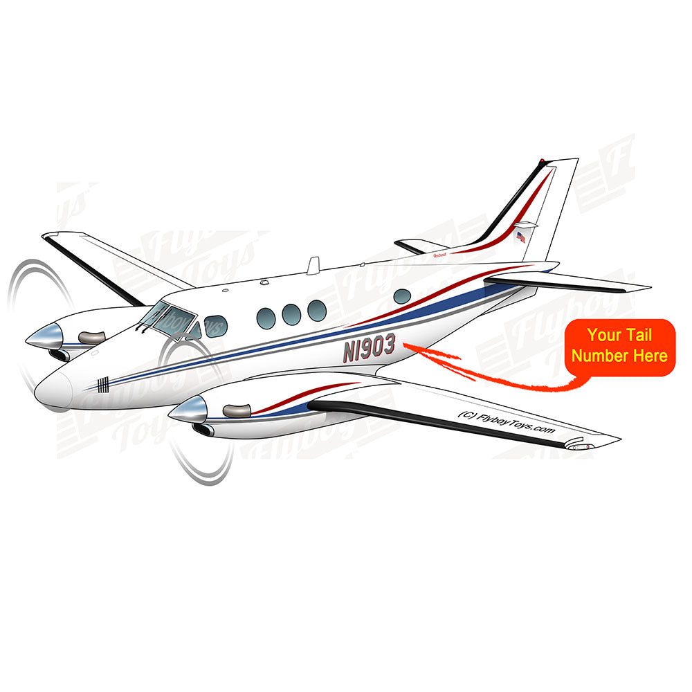 Airplane Design (Red/Blue/Grey) - AIR255B9E90-RGB1