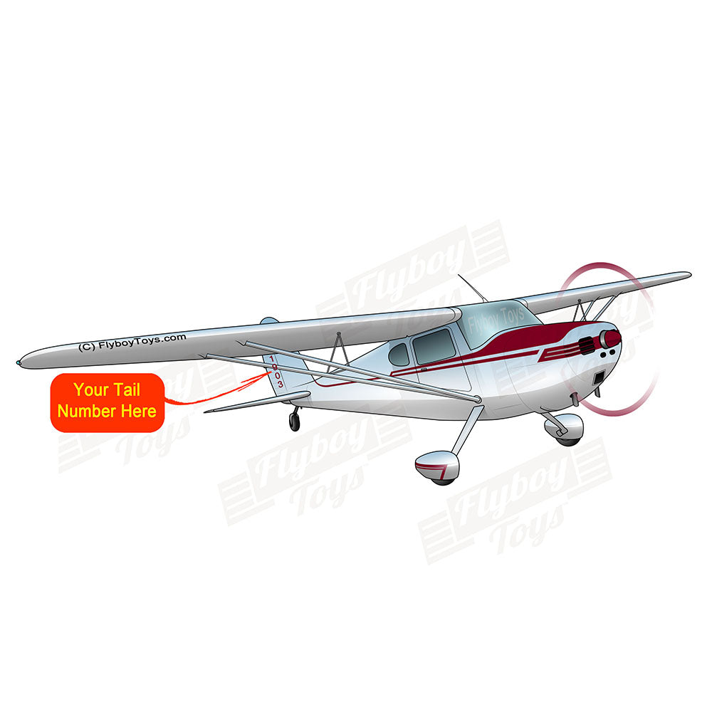 Airplane Design (Burgundy) - AIR35JJ140-BURG2