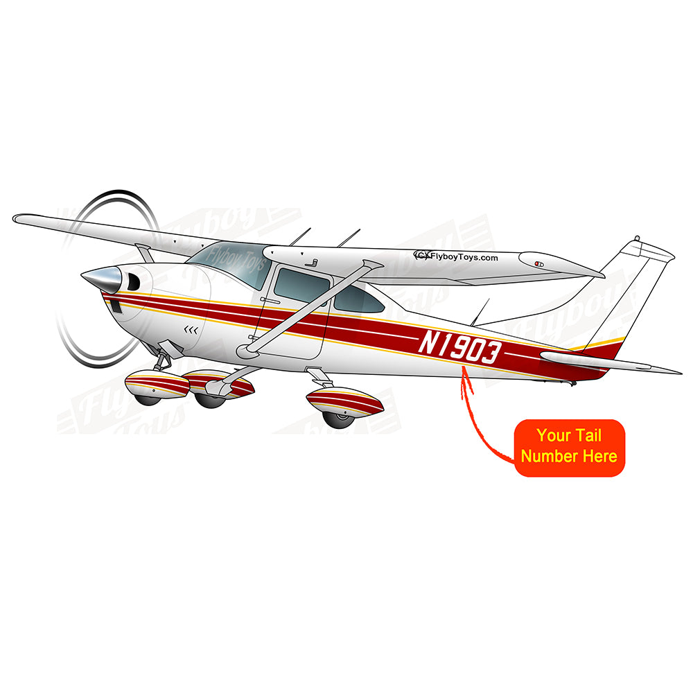 Airplane Design (Yellow/Red) - AIR35JJ182-YR1