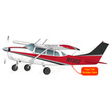 Flyboy Toys Airplane Design (Red/Black) - AIR35JJ205-RB2