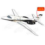 Airplane Design (Black/Gold) - AIR35JJ39K1K9FEXLS-BG1