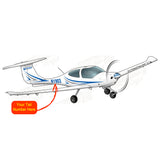 Airplane Design (Blue/Silver) - AIR491DA40-BS4