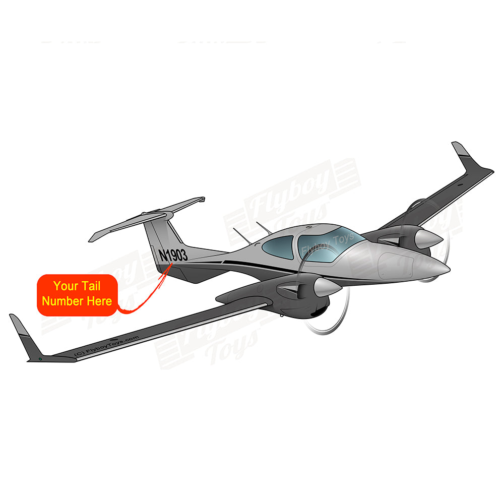 Airplane Design (Silver/Grey) - AIR491DA42-SG1