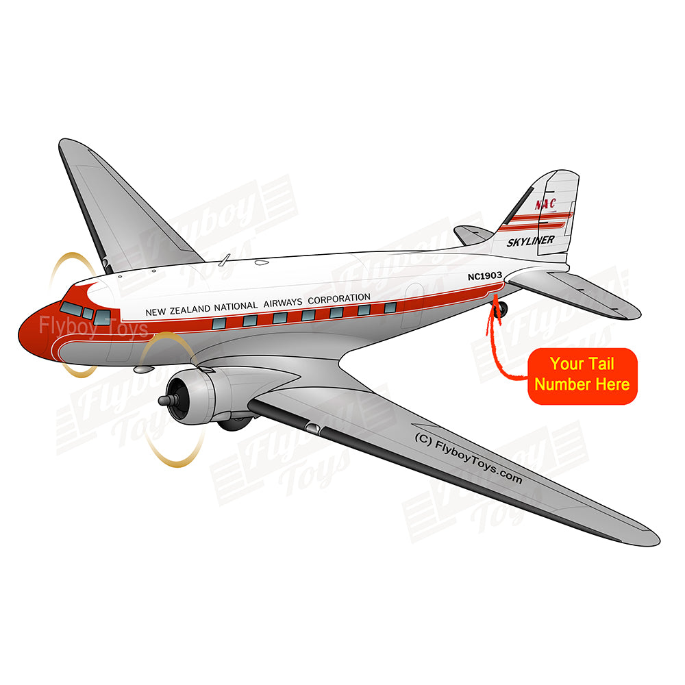 Flyboy Toys Airplane Design (Red/Grey) - AIR4FLDC3-RG1
