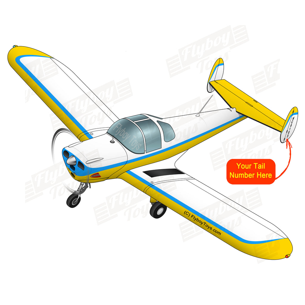 Flyboy Toys Airplane Design (Yellow/Blue/White) - AIR5I3415C-YBW1