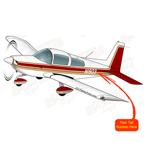 Airplane Design (Red/Gold) - AIR7ILK97AA1-RG1