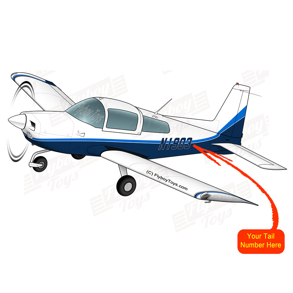 Airplane Design (Blue) - AIR7ILKI1AA5-B4