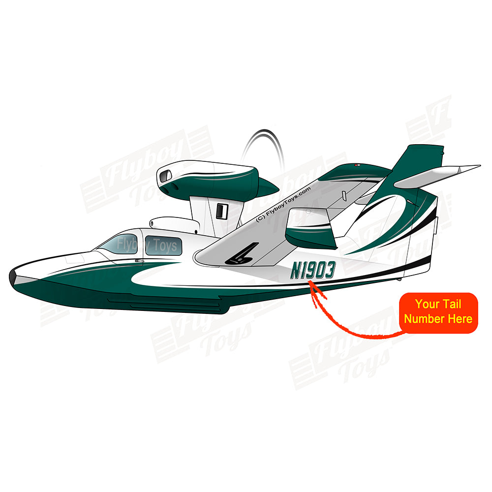 Flyboy Toys Airplane Design (Green) - AIRC1BLA250-G1