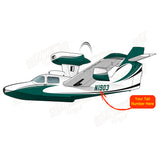 Flyboy Toys Airplane Design (Green) - AIRC1BLA250-G1