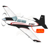 Airplane Design (Blue/Red) - AIRDFFM20K-BR3