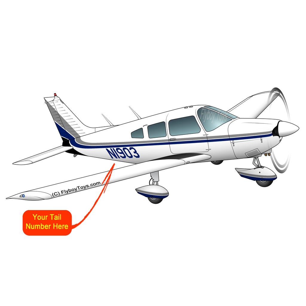 Flyboy Toys Airplane Design (Blue/Grey) - AIRG9G1I3II-BG1