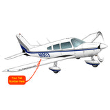 Flyboy Toys Airplane Design (Blue/Grey) - AIRG9G1I3II-BG1