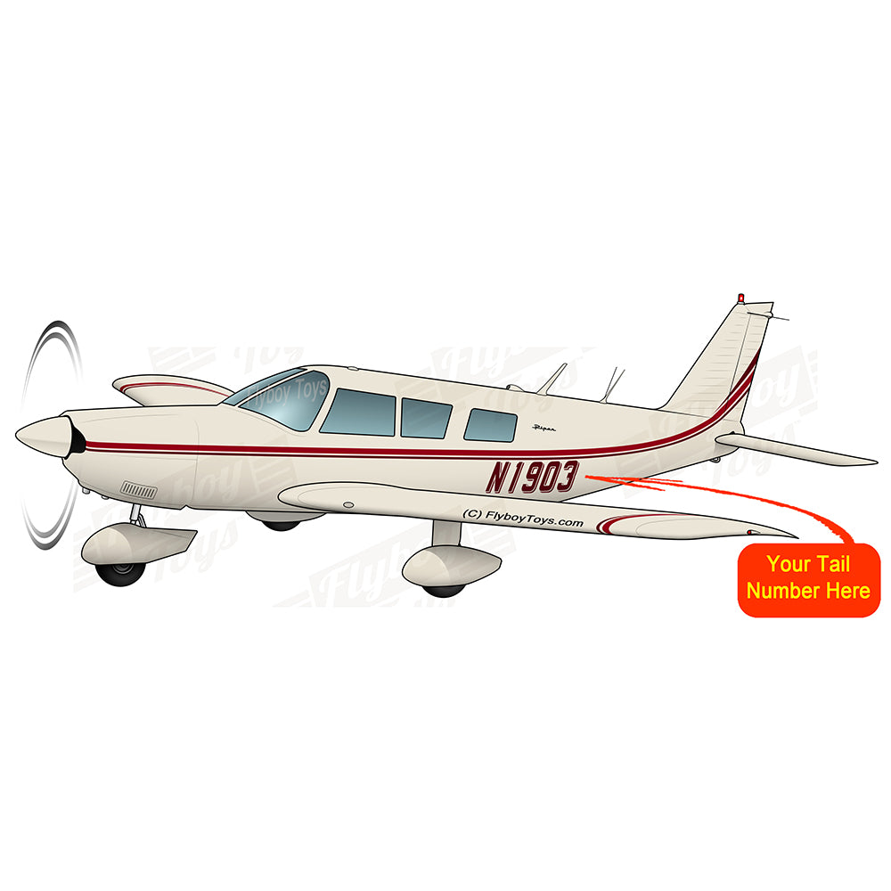 Airplane Design (Cream/Maroon) - AIRG9G3856-CM1