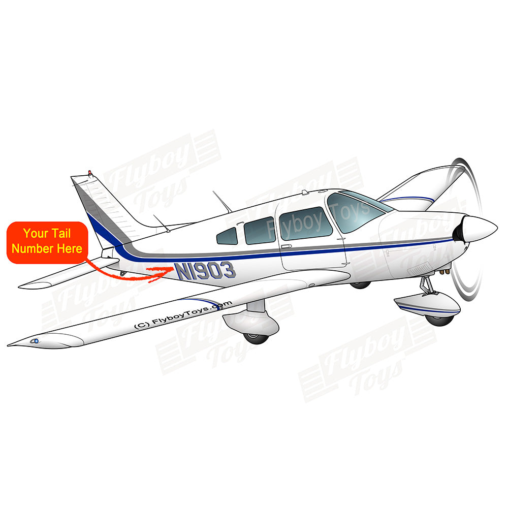 Airplane Design (Blue/Grey) - AIRG9G41B-BG1