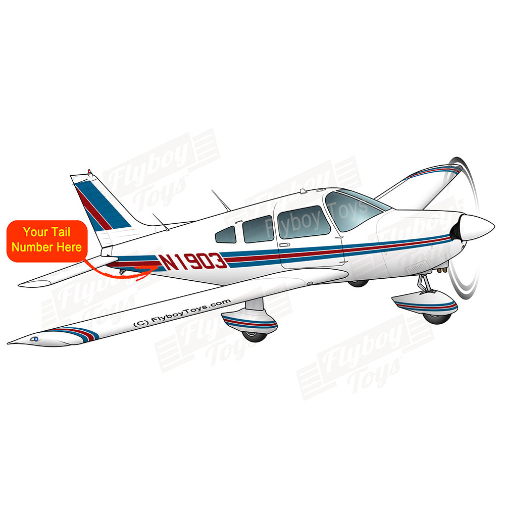 Airplane Design (Blue/Red) - AIRG9G41B-BR1