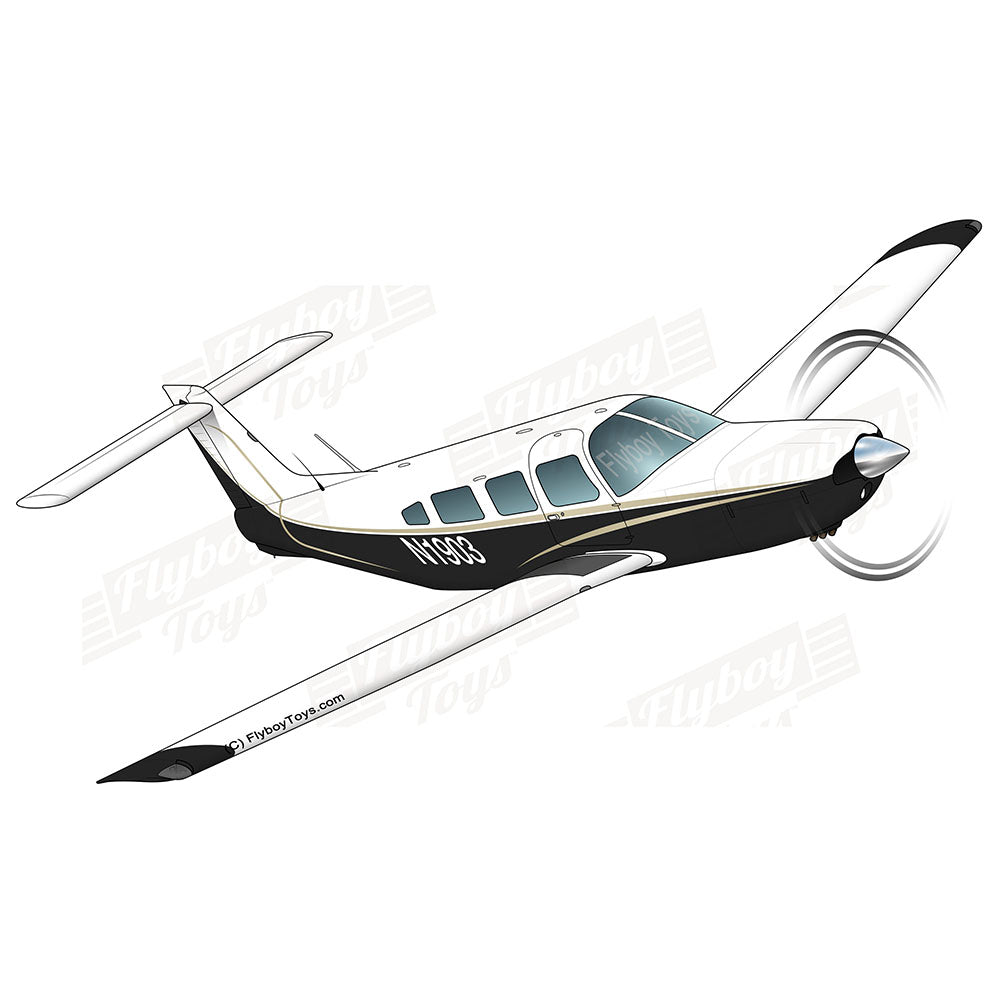 Airplane Design (Black/Gold) - AIRG9GC1EII-BG1