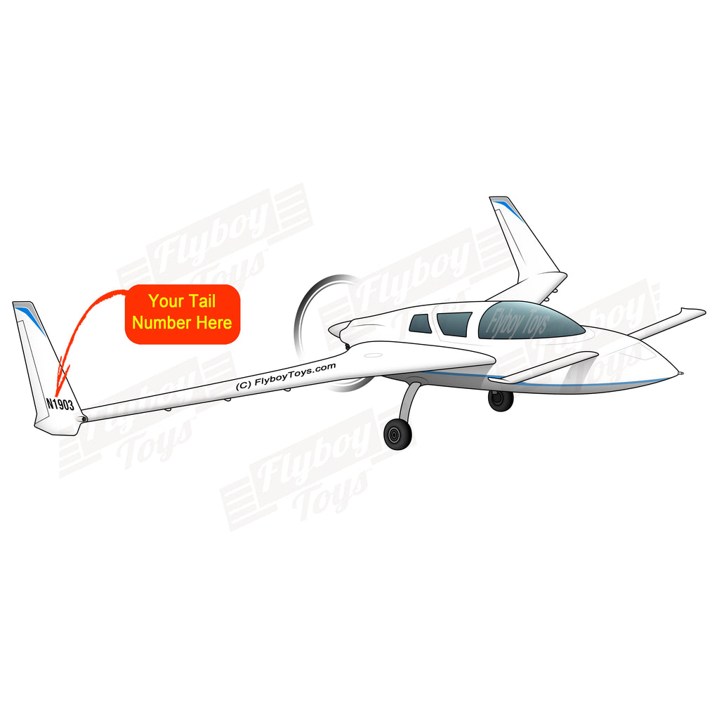 Airplane Design (Grey/Blue) - AIRILK3FQIII-GB1