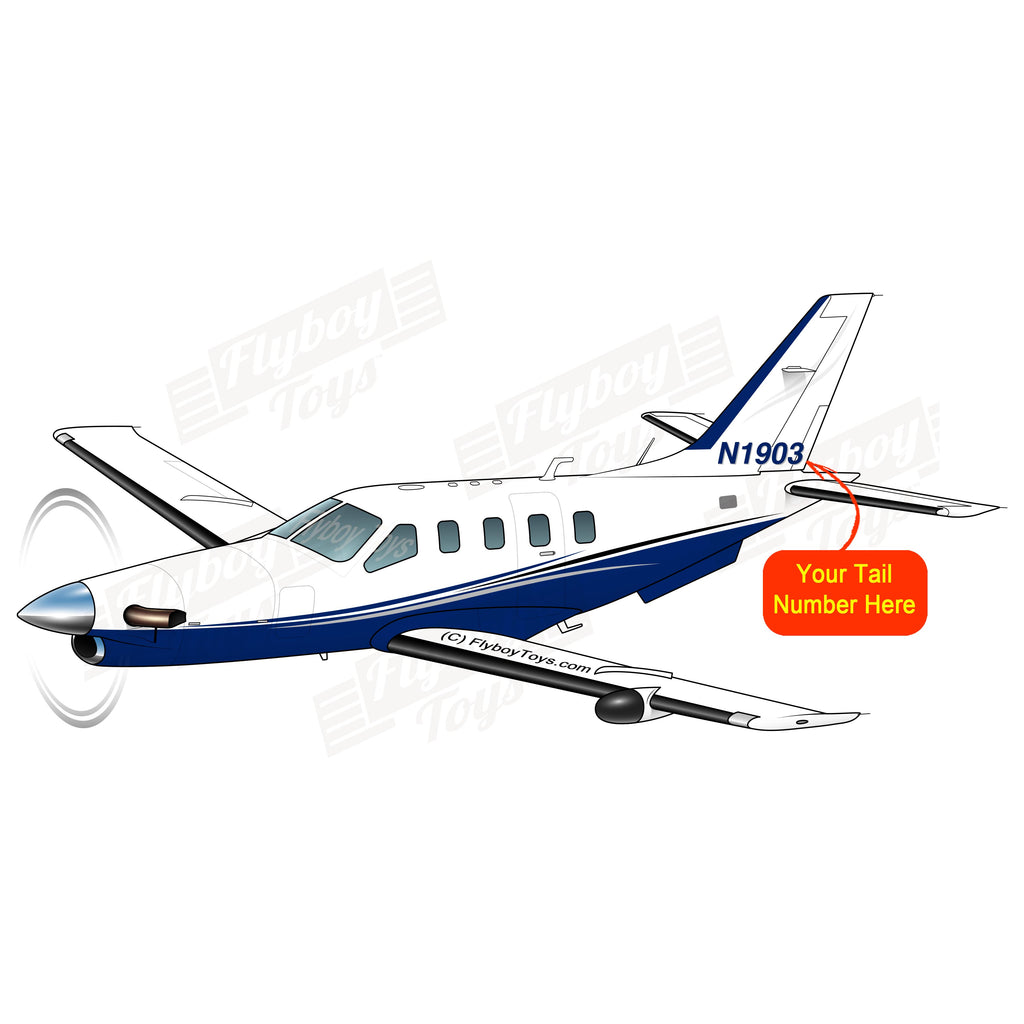 Flyboy Toys Airplane Design (Blue/Grey) - AIRJF3K2D700-BG2