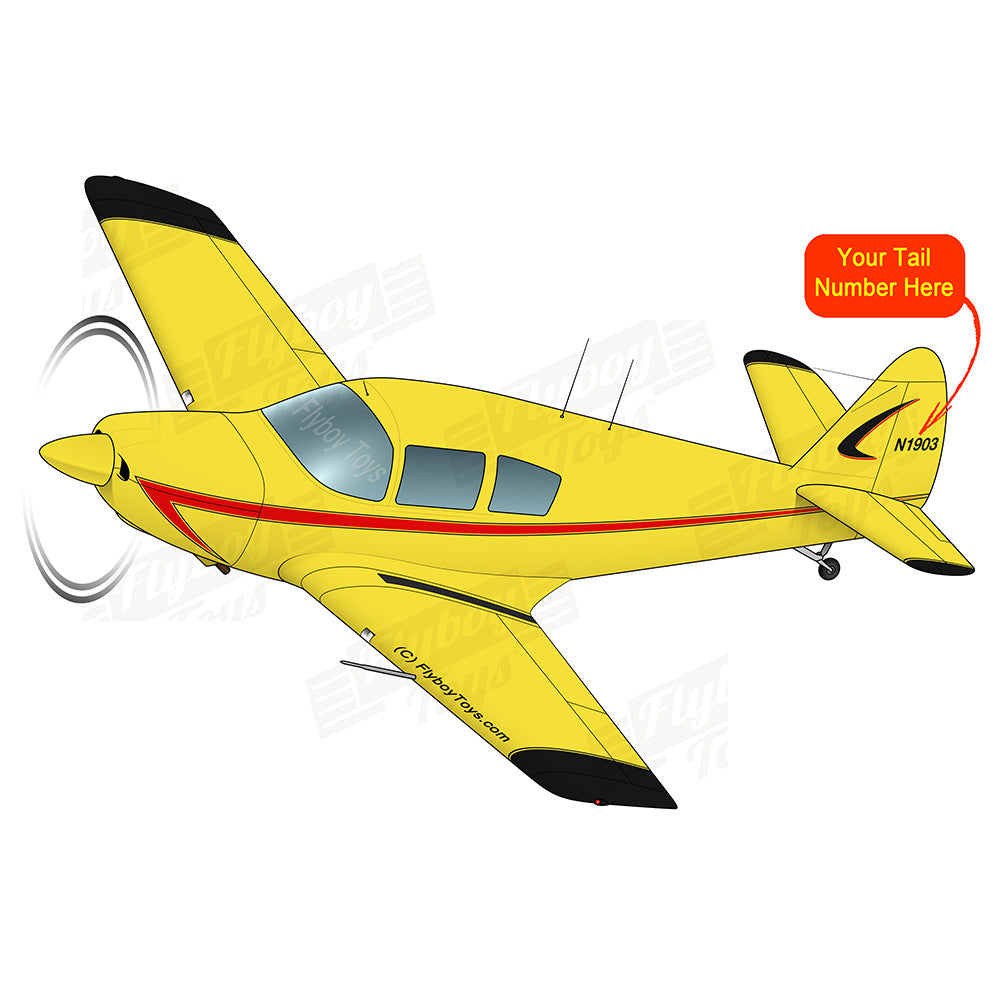 Airplane Design (Yellow/Red) - AIRJN9GC1B-YR1