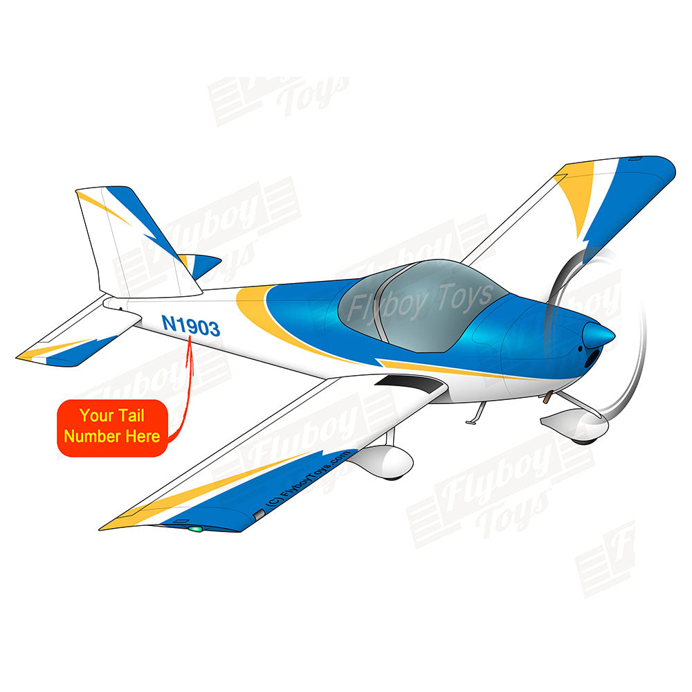Airplane Design (Yellow/Blue) - AIRM1EIM12-YB1