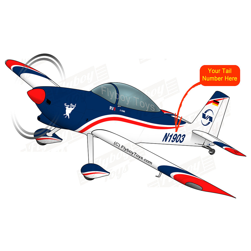 Airplane Design (Blue/Red) - AIRM1EIM8-BR4