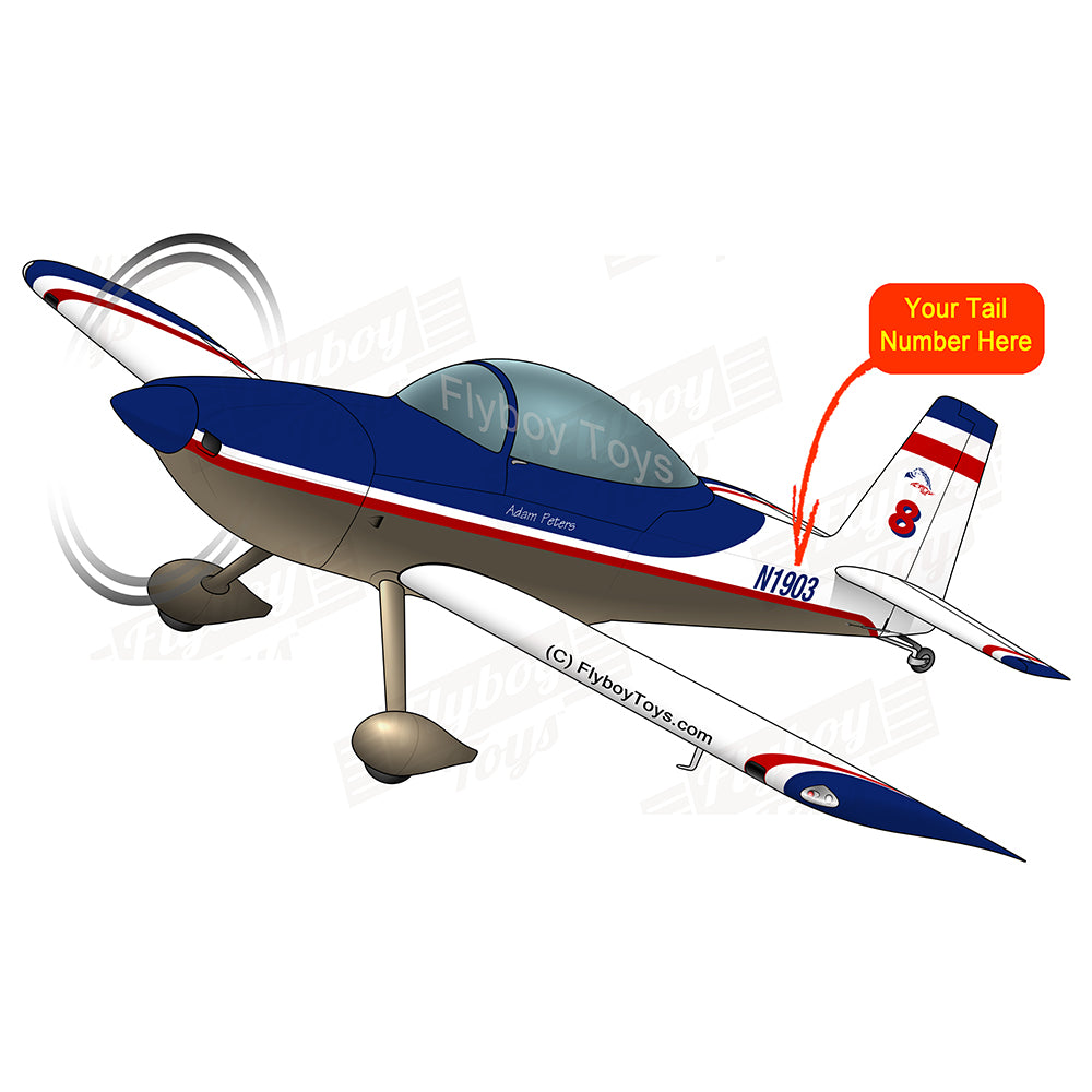 Airplane Design (Blue/Red) - AIRM1EIM8-BR6