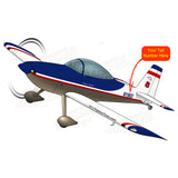 Airplane Design (Blue/Red) - AIRM1EIM8-BR6