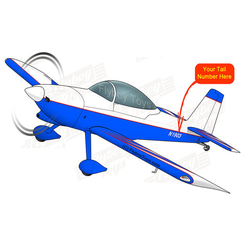 Airplane Design (Red/Blue) - AIRM1EIM8-RB4