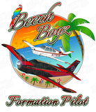 Airplane Design (Black/Red/Gold) - AIR2552FEF33A-RBG1