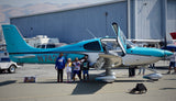 Airplane Design (Teal/Silver) - AIR39ISR22T-TS1