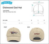 Custom Embroidered Distressed Cap