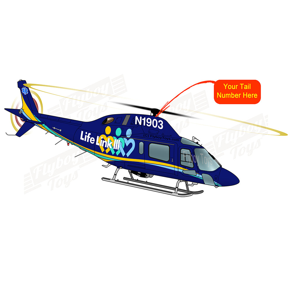 Flyboy Toys Airplane Design (Blue/Gold) - HELI17LAW119-BG1