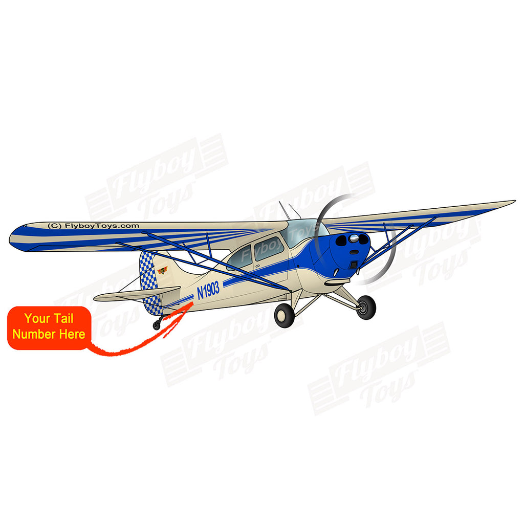 Airplane Design (Cream/Blue) - AIRJ5I381-CB2