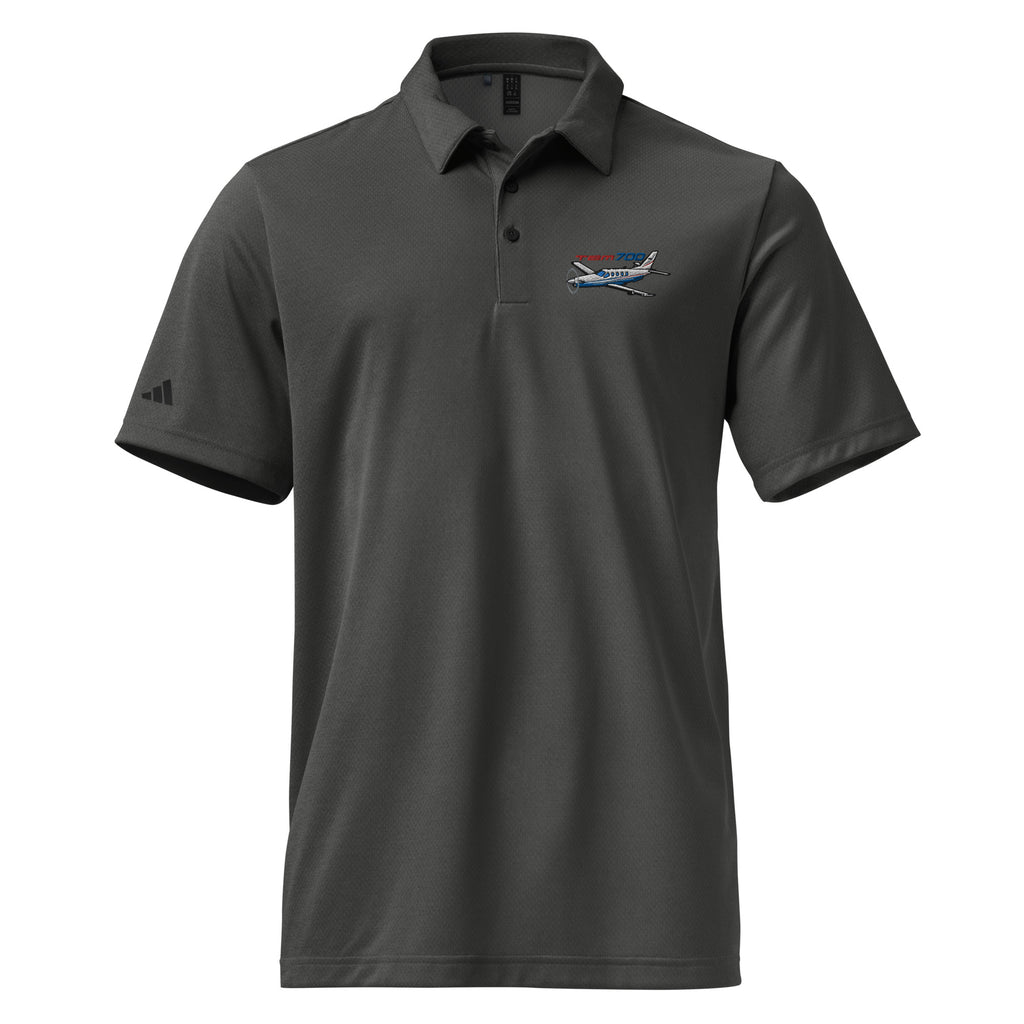 Custom Adidas Space-Dyed Polo