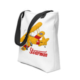 Waco Stearman Tote Bag