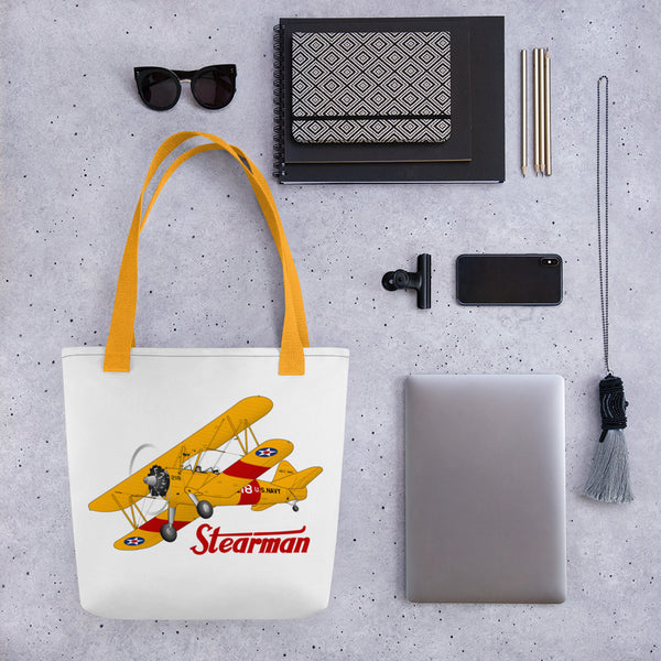Waco Stearman Tote Bag Flyboy Toys