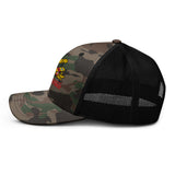 Custom Airplane Camouflage Trucker Hat