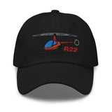 Robinson R22 Embroidered Classic Cap - Add Your N#