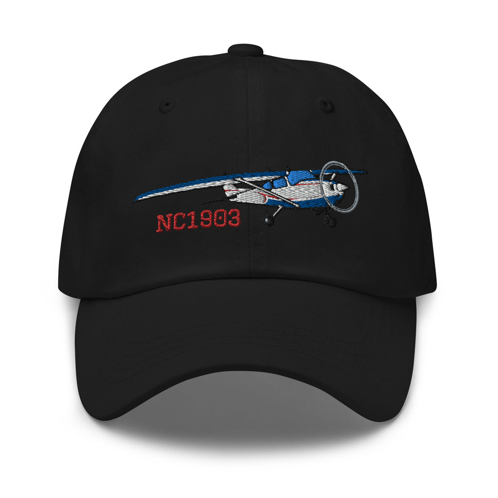 Airplane Embroidered Classic Cap AIR35JJ172-BR6 - Personalized w/ Your N#