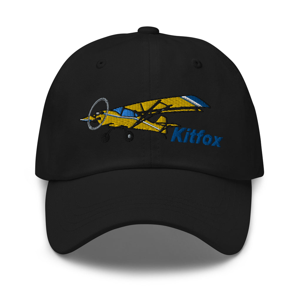 Kitfox V Airplane Embroidered Classic Dad Cap (AIRB9KV-YB1) - Personalized