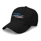 Airplane Embroidered Distressed Cap AIR35JJ180-RG3 - Personalized w/ Your N#