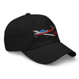 Airplane Embroidered Distressed Cap AIRG9GKFD-R2 - Personalized w/ Your N#