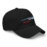 Airplane Embroidered Classic Cap AIR35JJ172-BR6 - Personalized w/ Your N#