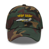 Top Dad Custom Airplane Classic Hat - Personalized w/ Your N#