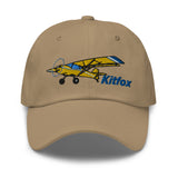 Kitfox V Airplane Embroidered Classic Dad Cap (AIRB9KV-YB1) - Personalized